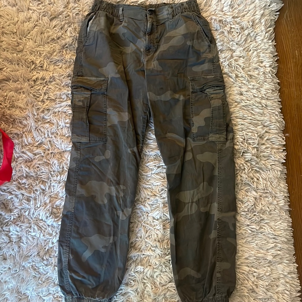 Camouflage cargo pants